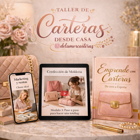 👛 Taller  de Carteras desde casa